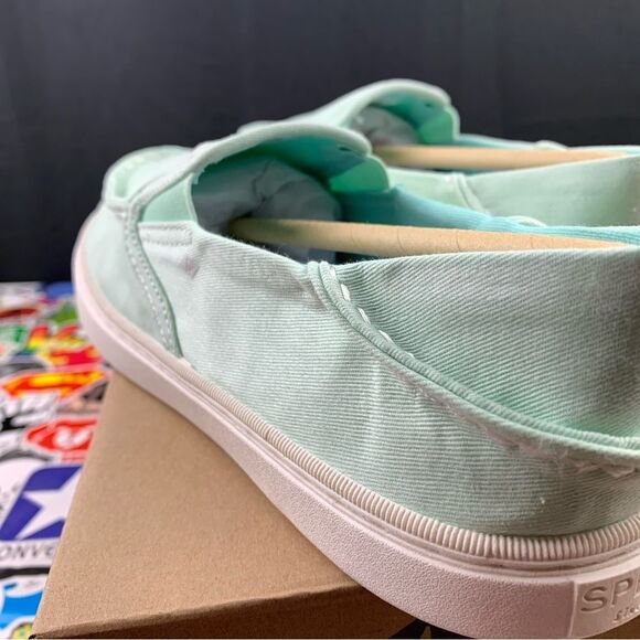 Sperry Top-Sider Slip On Mint Green Womens Various Sizes - Picture 8 of 14